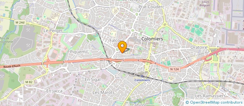 localisation de l'entreprise RAPHCORP à COLOMIERS