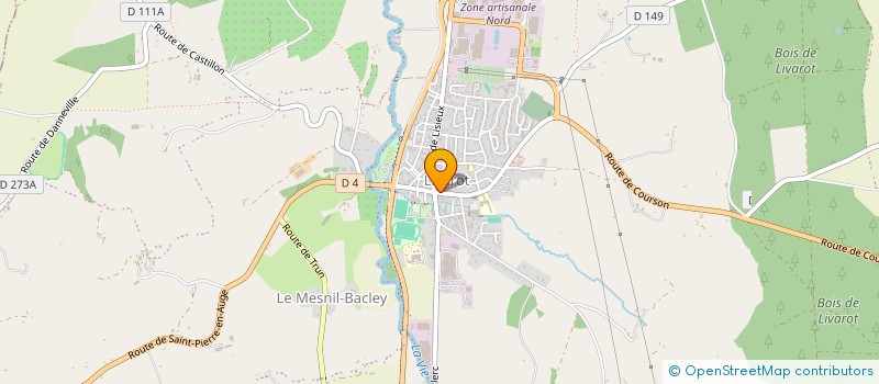 localisation de l'entreprise RAPHELI  LIVAROT-PAYS-D'AUGE