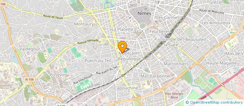 localisation de l'entreprise RAPHEMI PATRIMOINE  NIMES