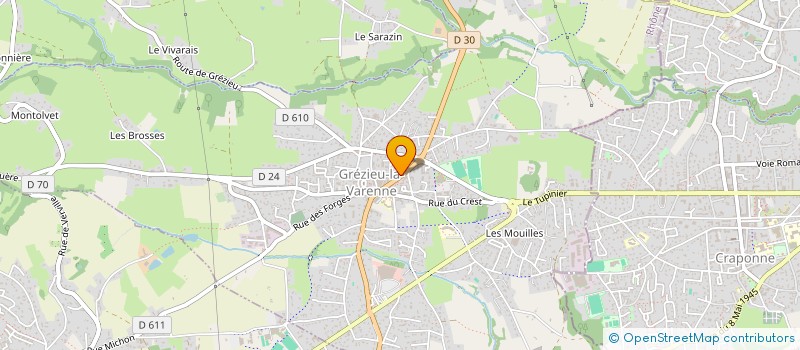 localisation de l'entreprise RAPHIA  GREZIEU-LA-VARENNE