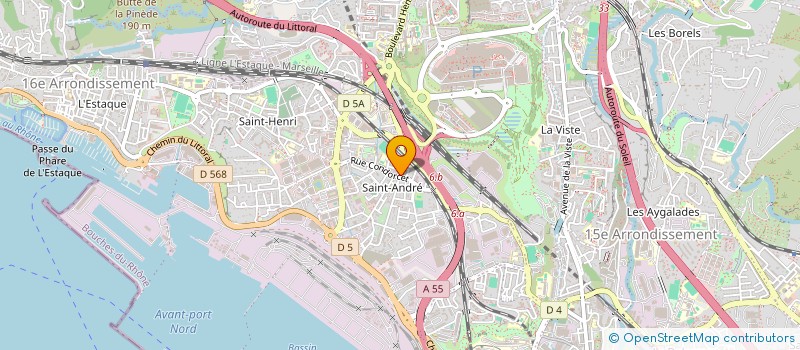 localisation de l'entreprise RAPHIK TRAVAUX à MARSEILLE