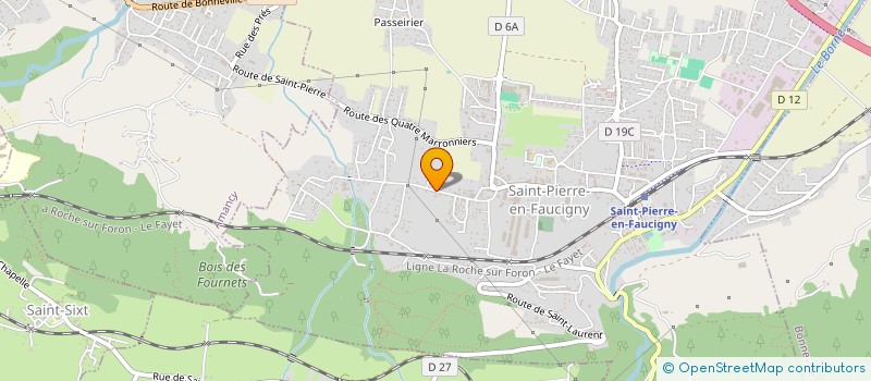 localisation de l'entreprise RAPHOZ DECOLLETAGE à SAINT-PIERRE-EN-FAUCIGNY