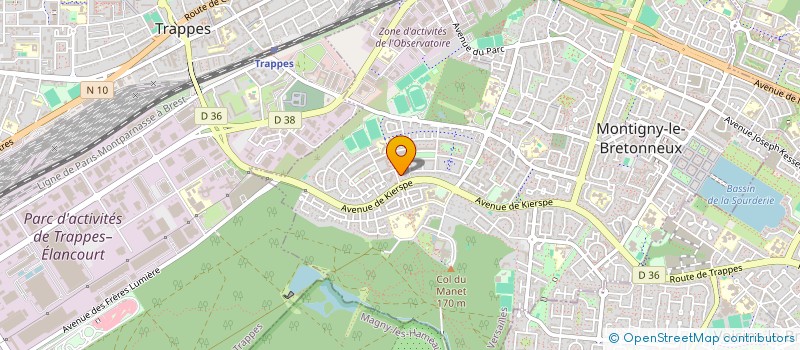 localisation de l'entreprise RAPHTIMAS  MONTIGNY-LE-BRETONNEUX