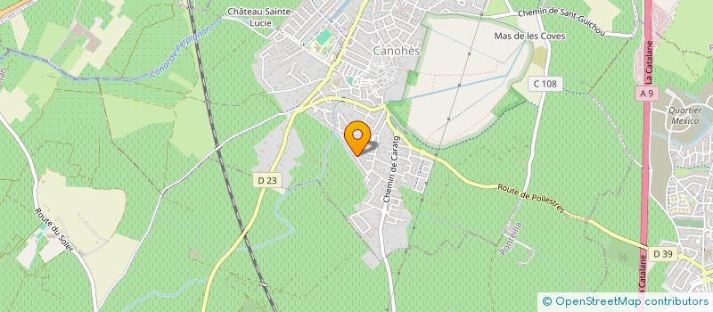 localisation de l'entreprise RAPID'AIDE à CANOHES