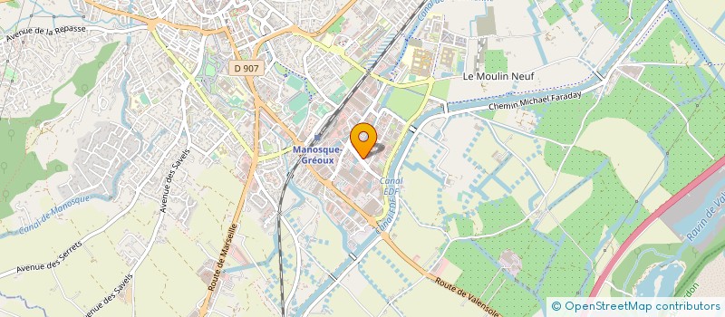 localisation de l'entreprise RAPID ALPIN à MANOSQUE