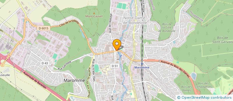 localisation de l'entreprise RAPID'AMBULANCE  MAROMME