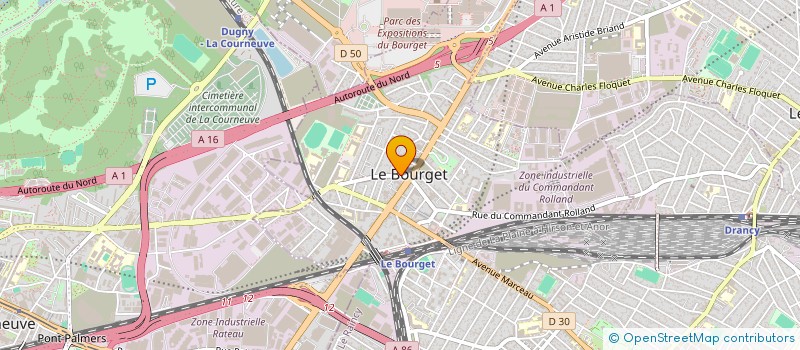 localisation de l'entreprise RAPID'AU TOIT  LE BOURGET