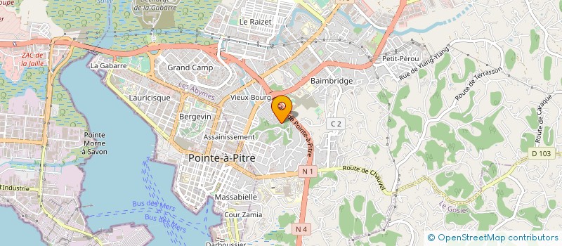 localisation de l'entreprise RAPID AUTO à LES ABYMES