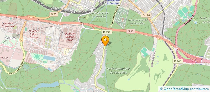 localisation de l'entreprise RAPID'AUTO à BUC