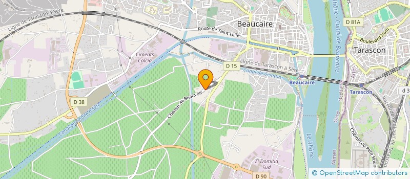 localisation de l'entreprise RAPID AUTO à BEAUCAIRE