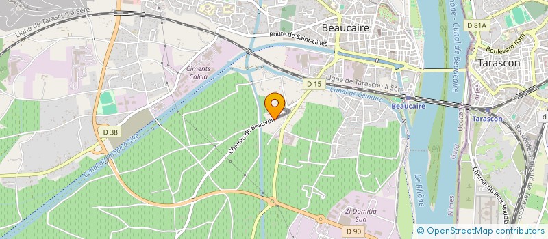 localisation de l'entreprise RAPID' AUTO SERVICES à BEAUCAIRE