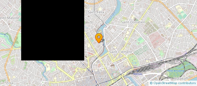 localisation de l'entreprise RAPID'BIO à NANTES