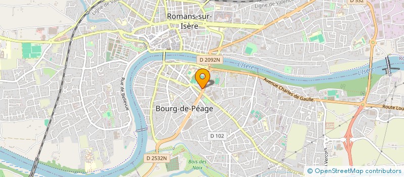 localisation de l'entreprise RAPID CHAUD  BOURG-DE-PEAGE