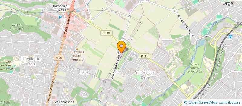 localisation de l'entreprise RAPID'CHAUFF à VILLIERS-SUR-ORGE