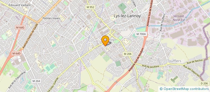 localisation de l'entreprise RAPID'CHENEAUX FRERES  LANNOY