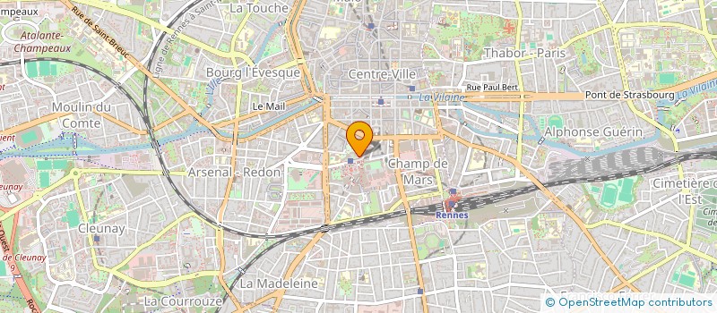 localisation de l'entreprise RAPID COLOR  RENNES