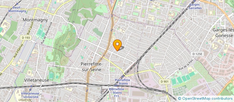 localisation de l'entreprise RAPID CONSTRUCT  PIERREFITTE-SUR-SEINE
