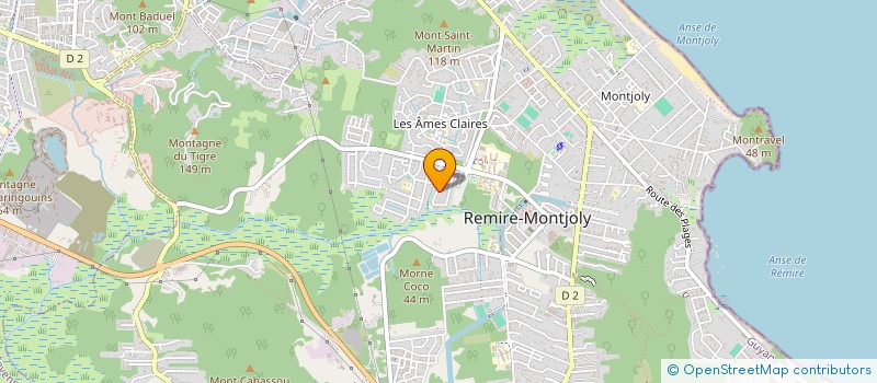 localisation de l'entreprise RAPID CONSTRUCTION MODULAIRE  REMIRE-MONTJOLY