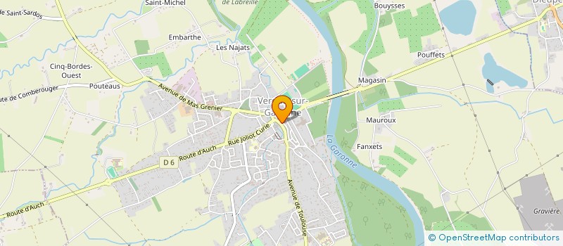 localisation de l'entreprise RAPID'COURSE AUTO à VERDUN-SUR-GARONNE