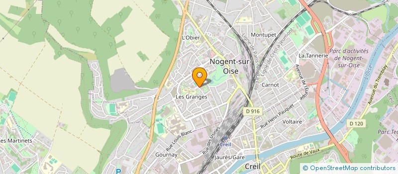 localisation de l'entreprise RAPID'DIAG à NOGENT-SUR-OISE