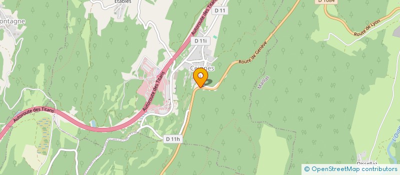 localisation de l'entreprise RAPID' DU HAUT BUGEY à MAILLAT