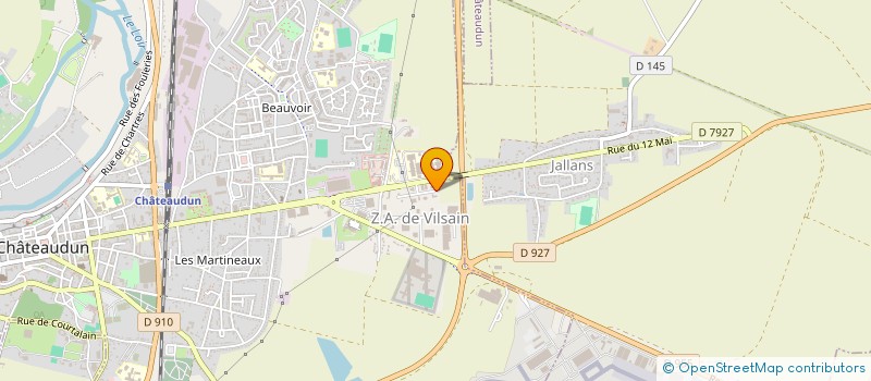 localisation de l'entreprise RAPID'EAU à CHATEAUDUN