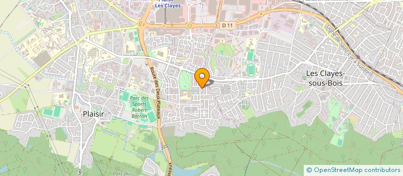 localisation de l'entreprise RAPID ELEC à PLAISIR