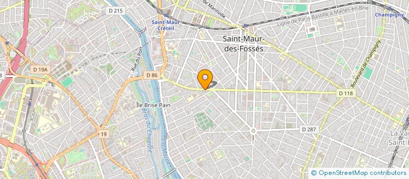 localisation de l'entreprise RAPID'ENCAS  SAINT-MAUR-DES-FOSSES