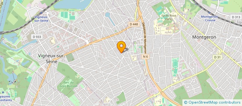 localisation de l'entreprise RAPID' ENDUITS à VIGNEUX-SUR-SEINE
