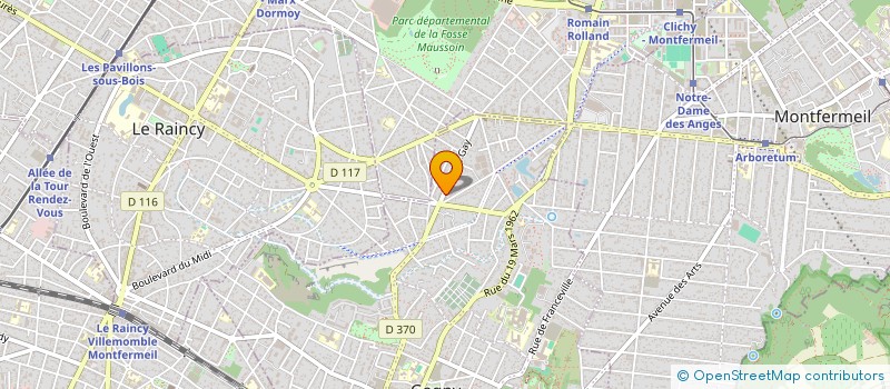 localisation de l'entreprise RAPID'ENTRETIEN à GAGNY