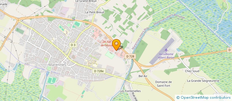 localisation de l'entreprise RAPID'ENTRETIENS  MARENNES-HIERS-BROUAGE