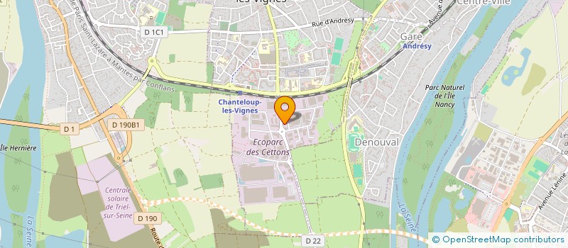 localisation de l'entreprise RAPID ETANCHE à CHANTELOUP-LES-VIGNES