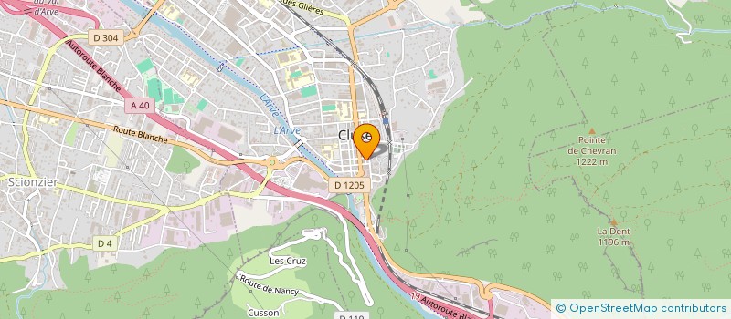 localisation de l'entreprise RAPID FIBRE à CLUSES
