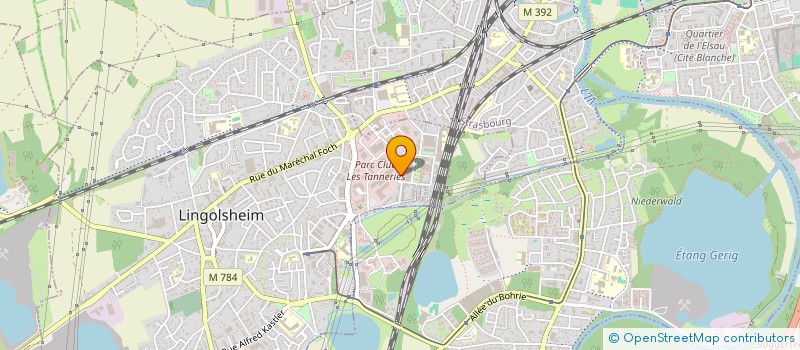 localisation de l'entreprise RAPID'FLAMMES KS  LINGOLSHEIM