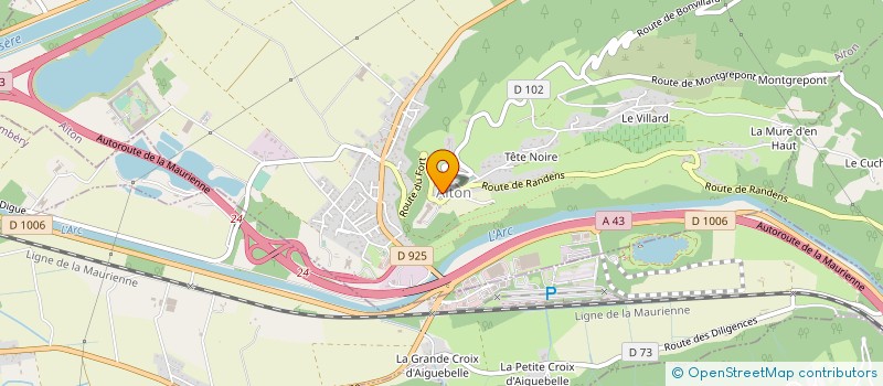 localisation de l'entreprise RAPID-HYDRO à AITON