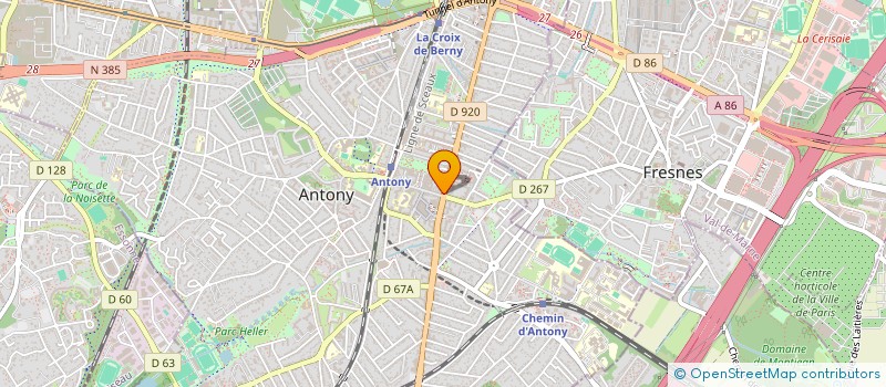 localisation de l'entreprise RAPID KLEBER à ANTONY