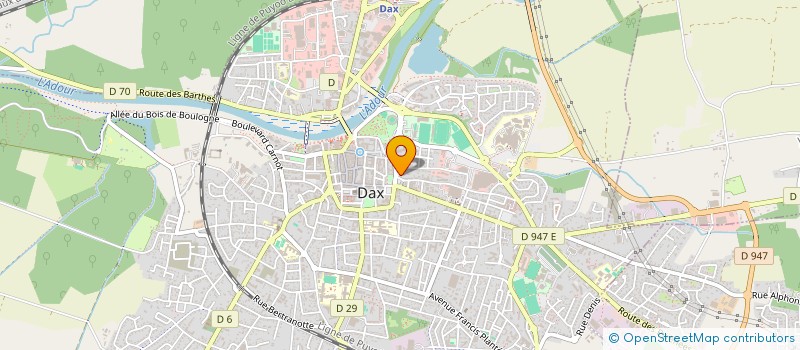 localisation de l'entreprise RAPID LAV  DAX