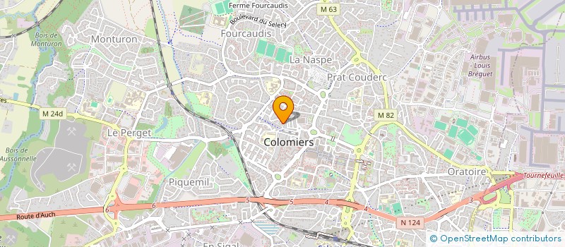 localisation de l'entreprise RAPID'LOCATION à COLOMIERS