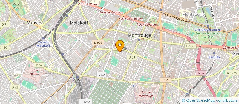 localisation de l'entreprise RAPID M à MONTROUGE