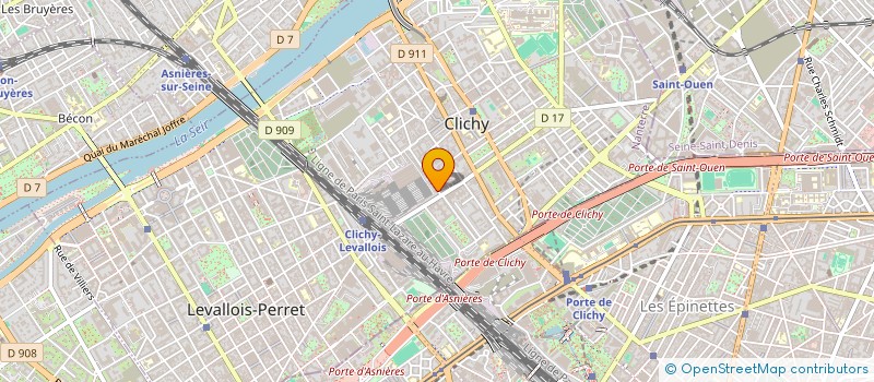 localisation de l'entreprise RAPID MICRO à CLICHY