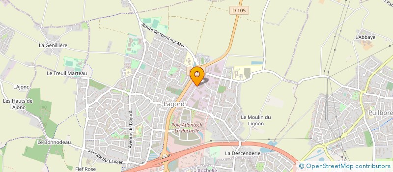 localisation de l'entreprise RAPID'MIROITERIE à LAGORD