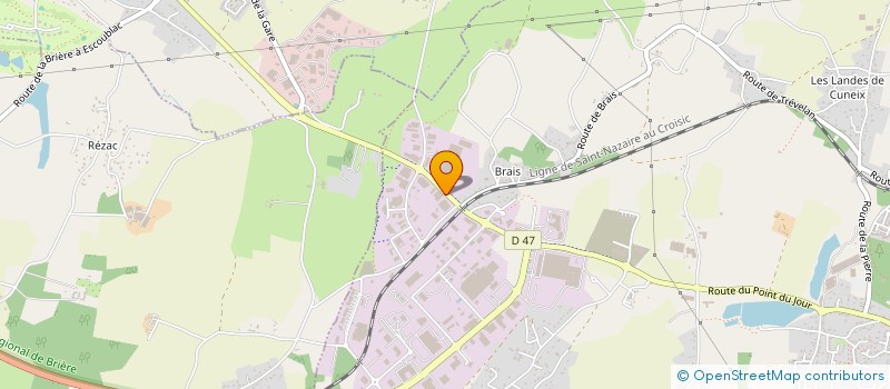 localisation de l'entreprise RAPID'MOTOCULTURE  SAINT-NAZAIRE