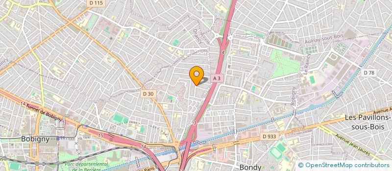 localisation de l'entreprise RAPID OFF SET à BOBIGNY