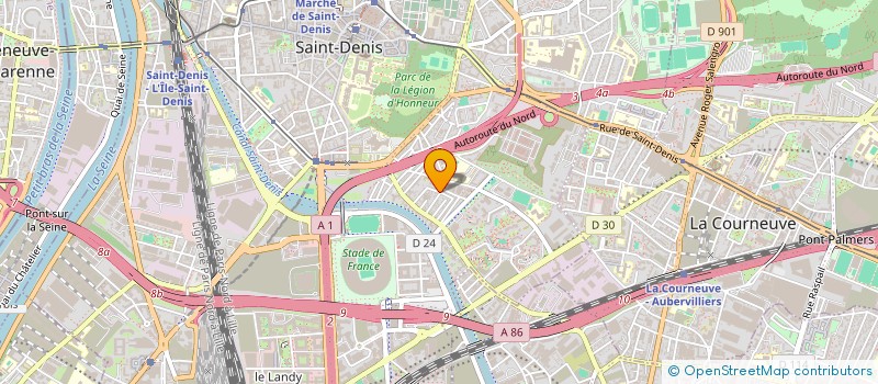 localisation de l'entreprise RAPID OK à SAINT-DENIS