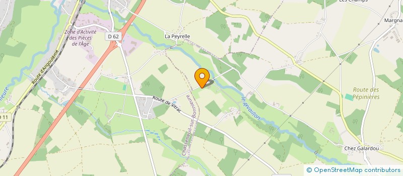 localisation de l'entreprise RAPID' OS 16  VITRAC-SAINT-VINCENT