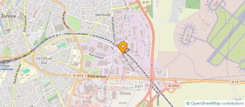 localisation de l'entreprise RAPID PARE BRISE CHARTRES à EVREUX