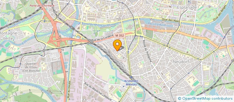 localisation de l'entreprise RAPID'PEINTURES à STRASBOURG