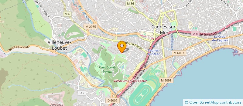 localisation de l'entreprise RAPID'PIZZA à CAGNES-SUR-MER