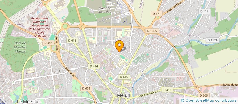 localisation de l'entreprise RAPID'PLANS à MELUN