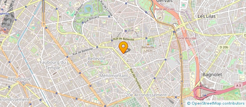 localisation de l'entreprise RAPID PNEUS  PARIS